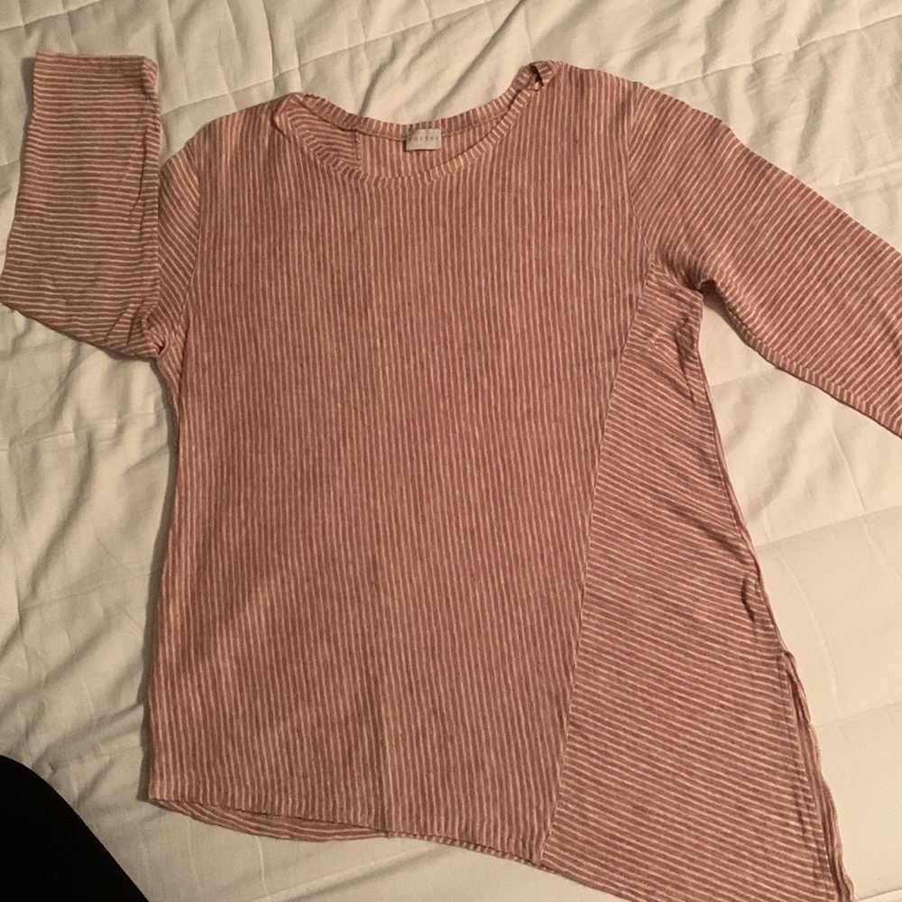 Linen Asymmetrical Jersey Shirt from Poetry